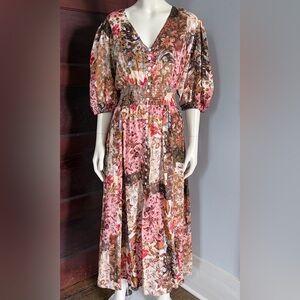 Talisman Halo Enchanted Patchwork Maxi Dress